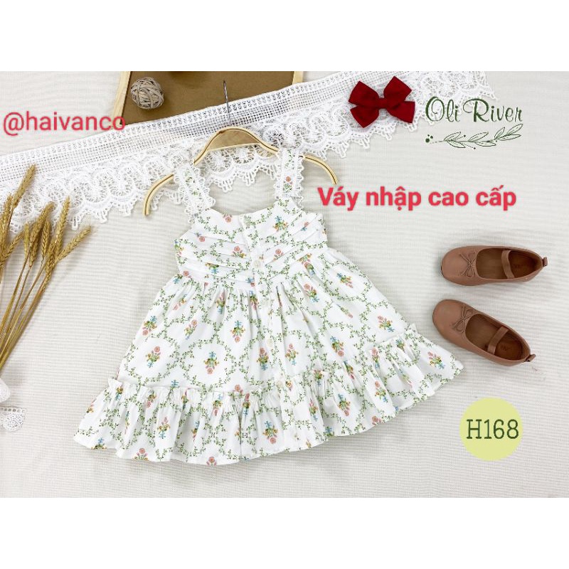 ĐẦM VÁY VẢI CAO CẤP CÔNG CHÚA MỀM NHẬP HAIVANCO BÉ GÁI HAIVANCO bé từ 12 đến 40 kg mềm mại và thoáng mát đi học đi chơiơ