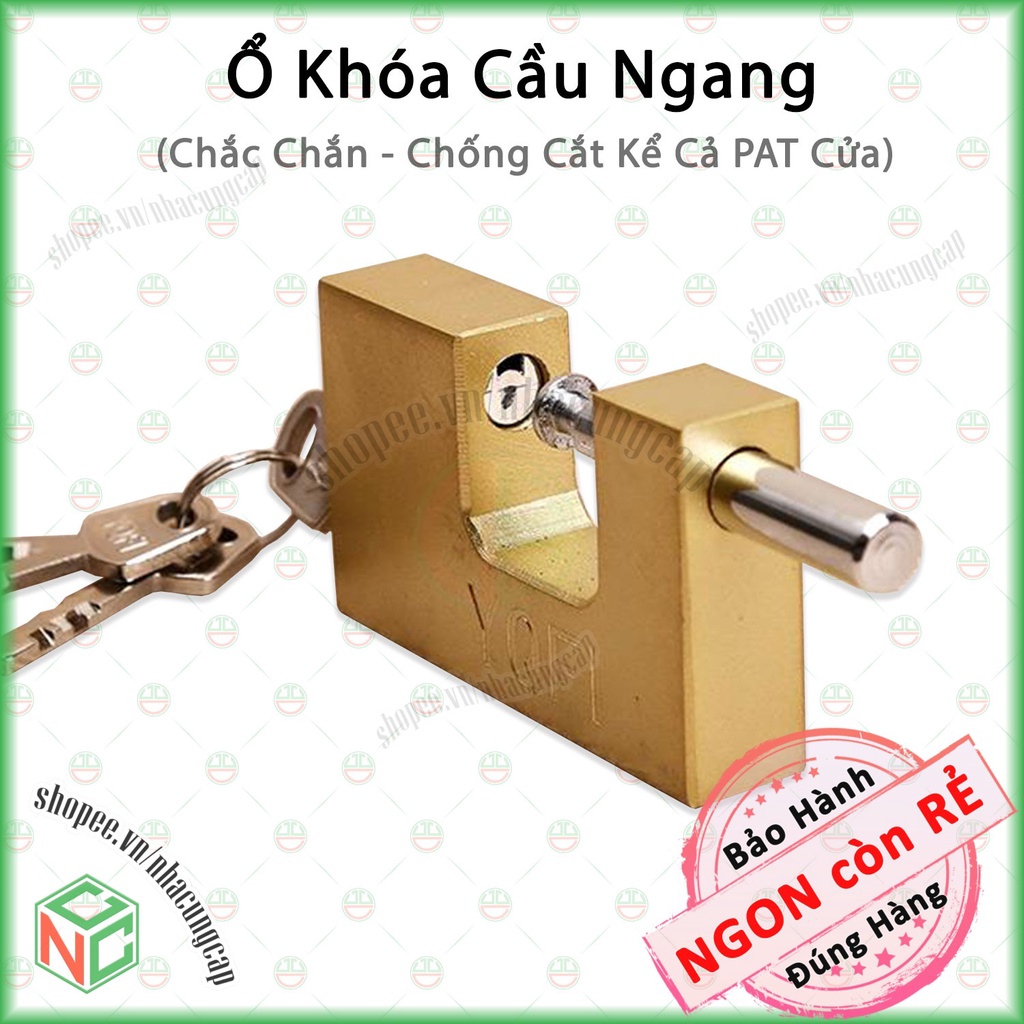 [KhoNCC] Ổ Khóa Cầu Ngang Chịu Lực Chống Cắt Ổ và Tai Cửa Dành Cho Gia Đình - Văn Phòng Công Ty - PDLVQ-OKCC-29