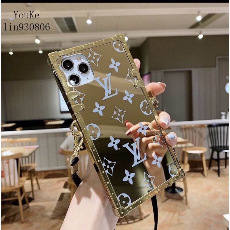 Ốp lưng iphone lv đẳng cấp vuông full viền ip /6- 6s plus/7-8 plus/X -XS max/11/ 11pro max/12 /12pro /12promax