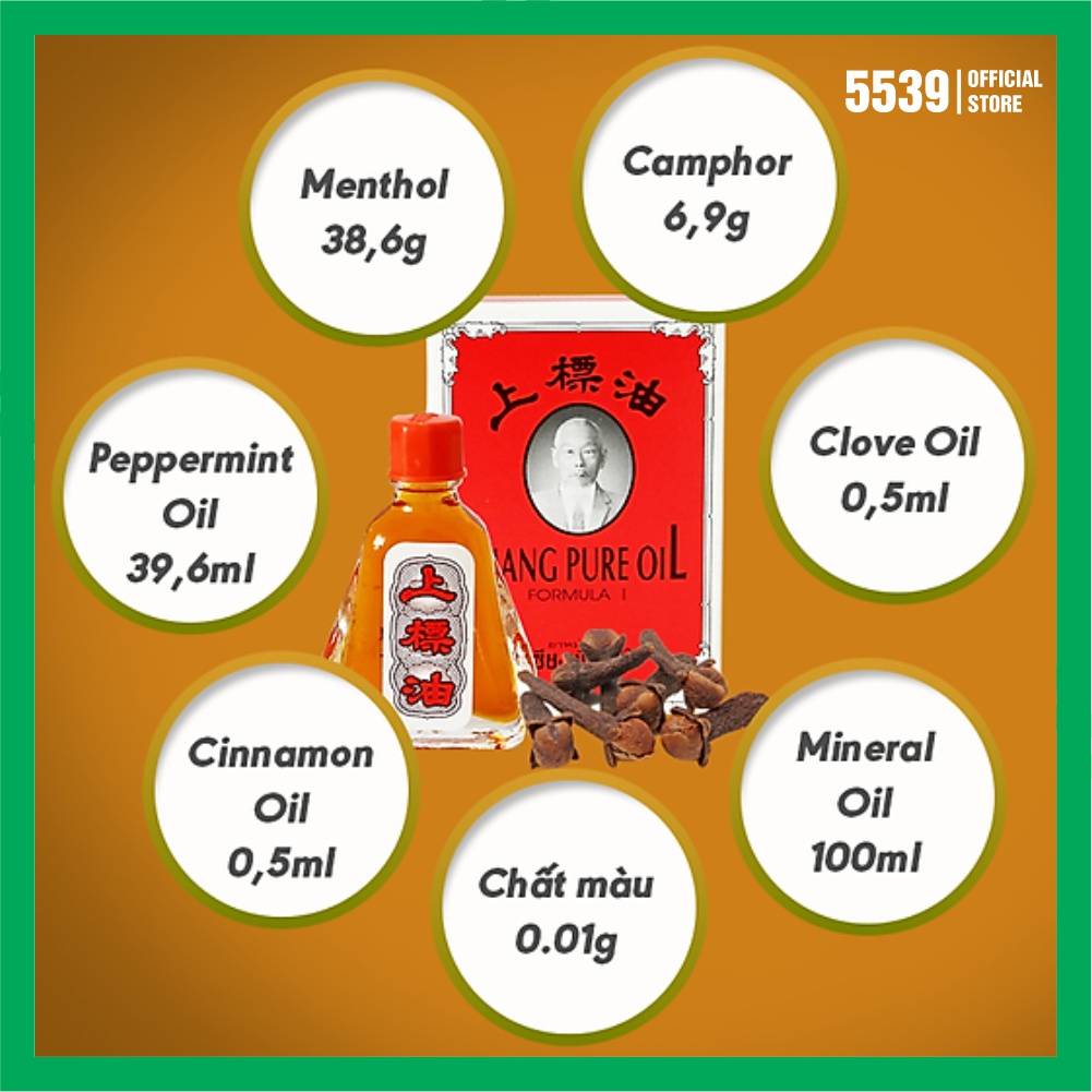 Dầu gió thái lan hiệu ông già siang pure oil 7cc hàng chính hãng nước vàng giá sỉ - Shop 5539