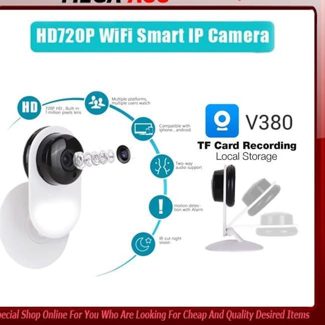 Camera Ip Wifi Sd Cctv Không Dây Hd 720p Audio Cam Baby