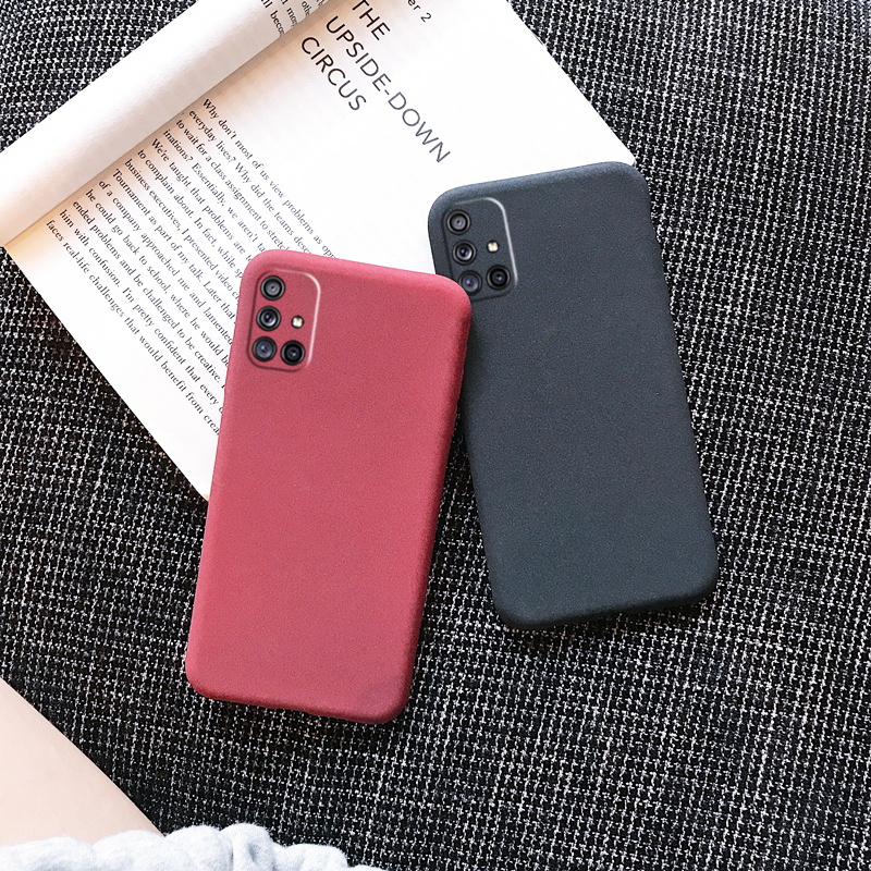 Ốp điện thoại mềm mặt nhám cho Samsung Galaxy M51 M31S M31 M30S M21 M40S M30 M40 M10 M11 M10S