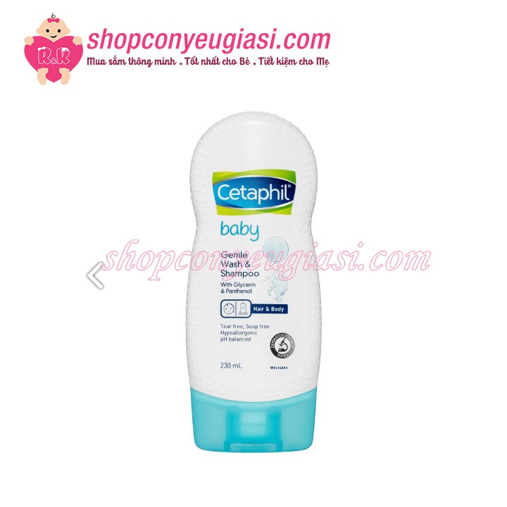 [CETAPHIL] Sữa Tắm Gội Toàn Thân Cetaphil Baby 2 In 1 (230ml)