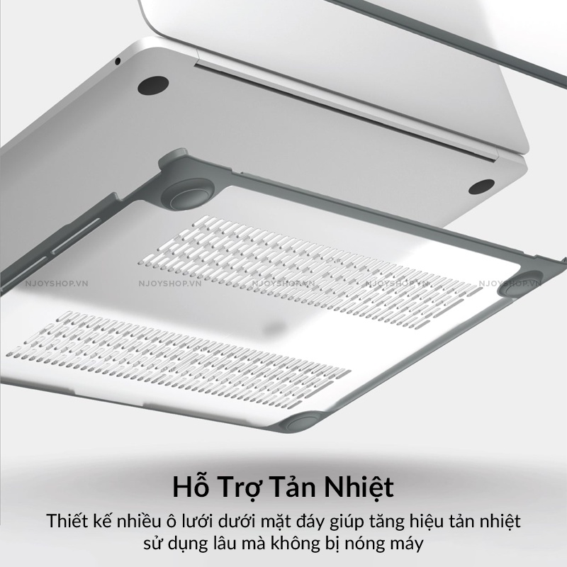 Case Laptop Uniq Siêu Mỏng Thiết Kế Mờ Nhám không Bám Vân Tay Chống Trầy Xước M1 13.3 inch