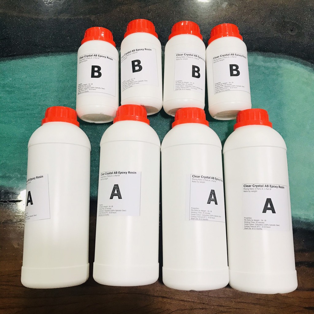 Keo đổ nhựa phủ sàn, phủ ảnh, vẽ 3D, đổ bàn Epoxy Resin trong suốt khô cứng DTAB1-A3