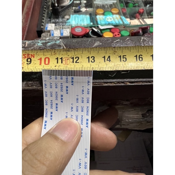 Dây cáp lụa mỏng 30p khoảng cách giữa các chân cáp 1.0mm2. Dây dài 50cm