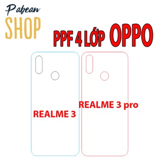 [NHÁM + TRONG]Dán lưng PPF 4 lớp chống va đập cho OPPO REALME 3/3PRO