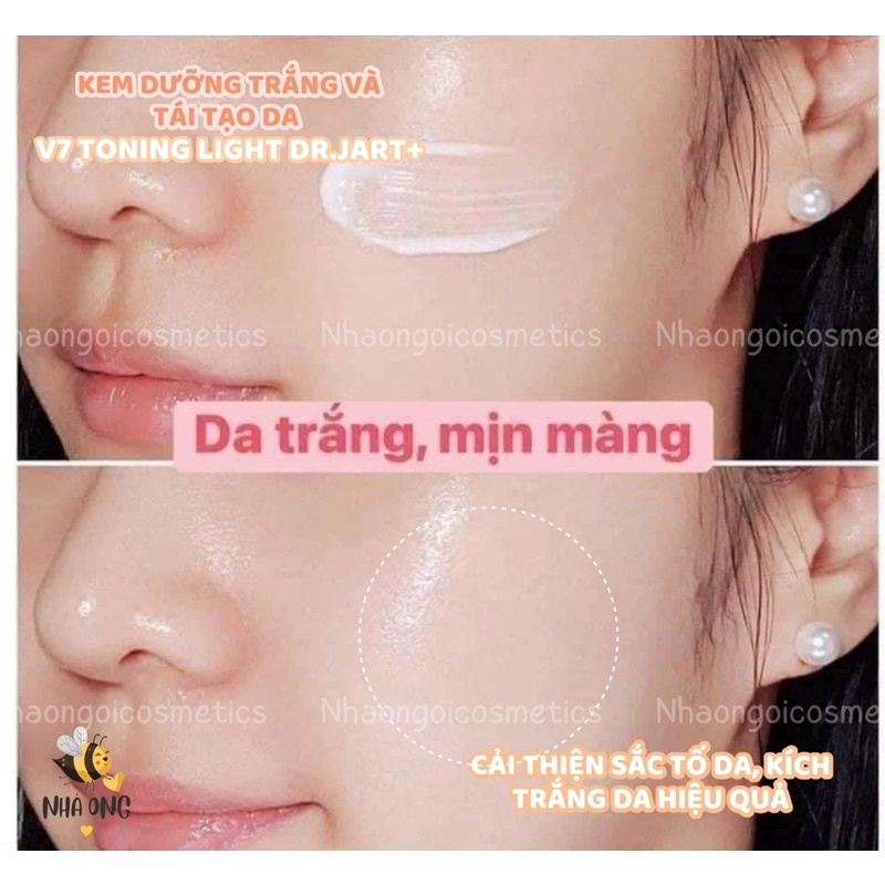 Kem dưỡng trắng tái tạo da V7 Toning Light Dr.Jart+