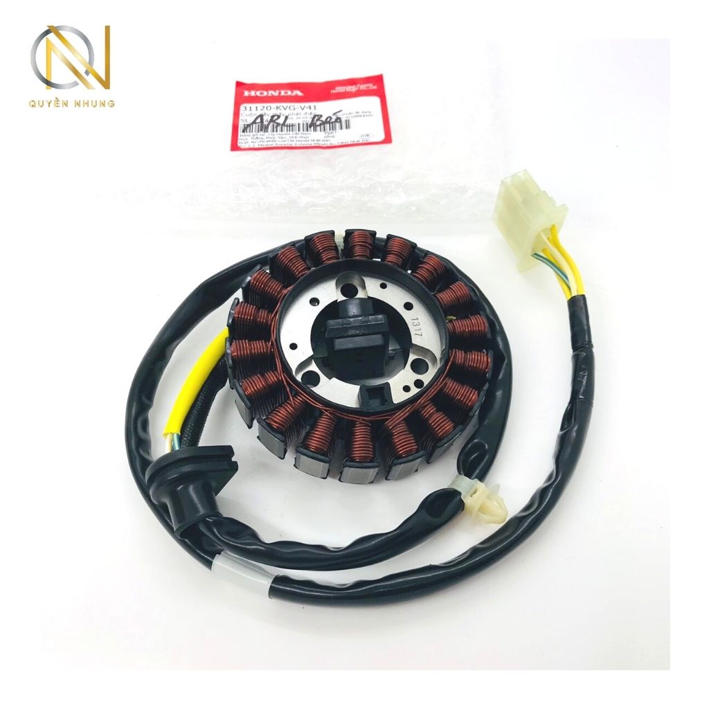 Cuộn dây máy phát điện | Cuộn điện dế xe  AirBlade FI, béo, cũ,..., Lead 110 zin chính hãng HONDA - QN SHOP