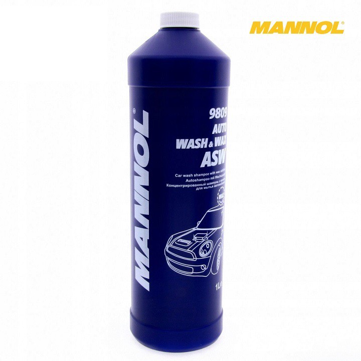 Dung Dịch Rửa Xe Đậm Đặc MANNOL Auto Wasch &amp; Wax 9809 1000ml – VT MART