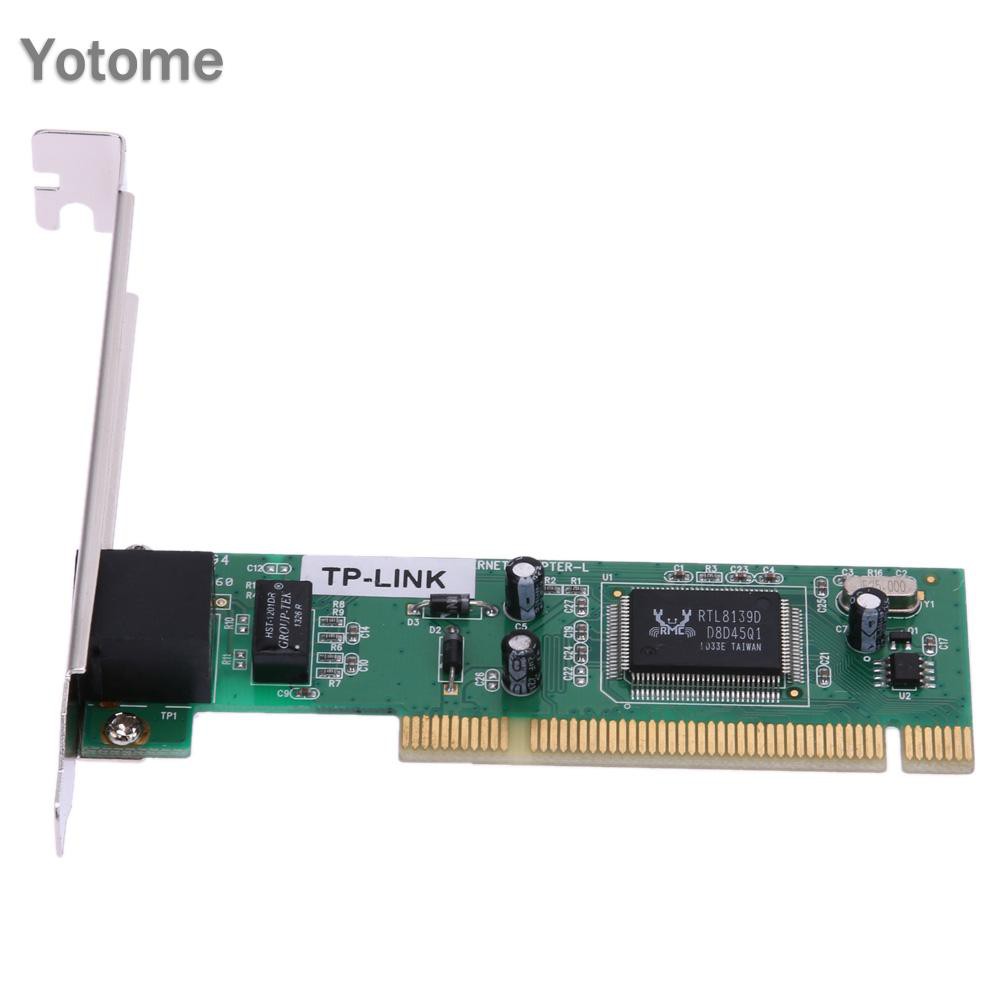 Card mạng lan YO PCI Realtek RTL8139D 10 / 100M 10 / 100Mbps RJ45