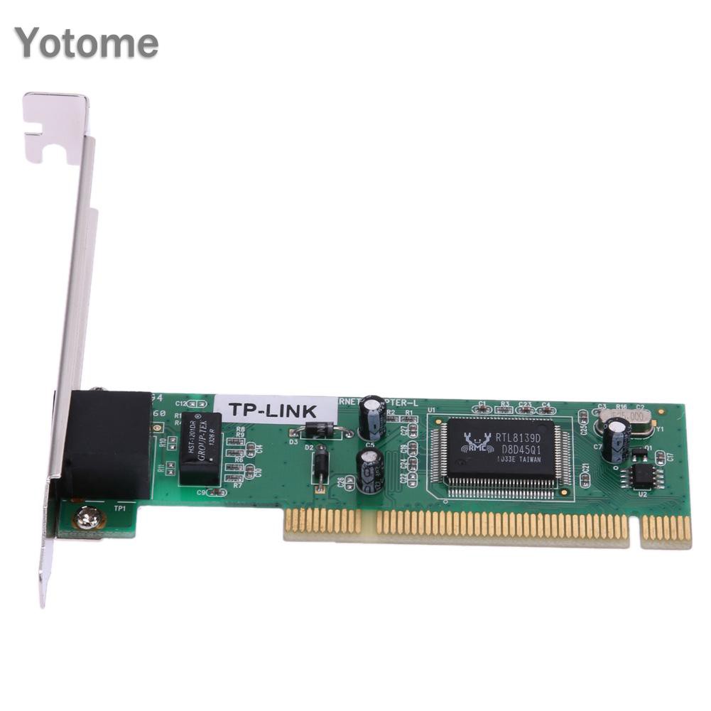 Card mạng lan YO PCI Realtek RTL8139D 10 / 100M 10 / 100Mbps RJ45 | BigBuy360 - bigbuy360.vn