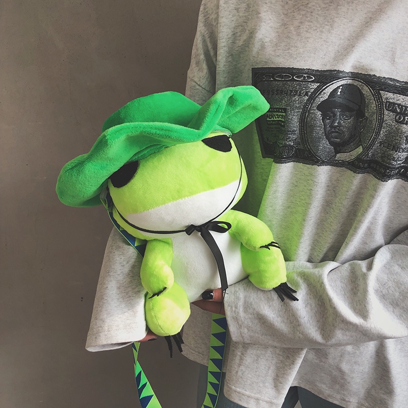Túi đeo chéo hình ếch bông đáng yêu