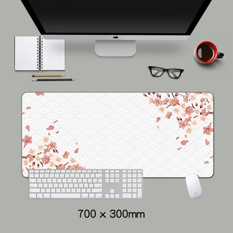Miếng Lót Chuột Máy Tính Bản Lớn In Hình sakura