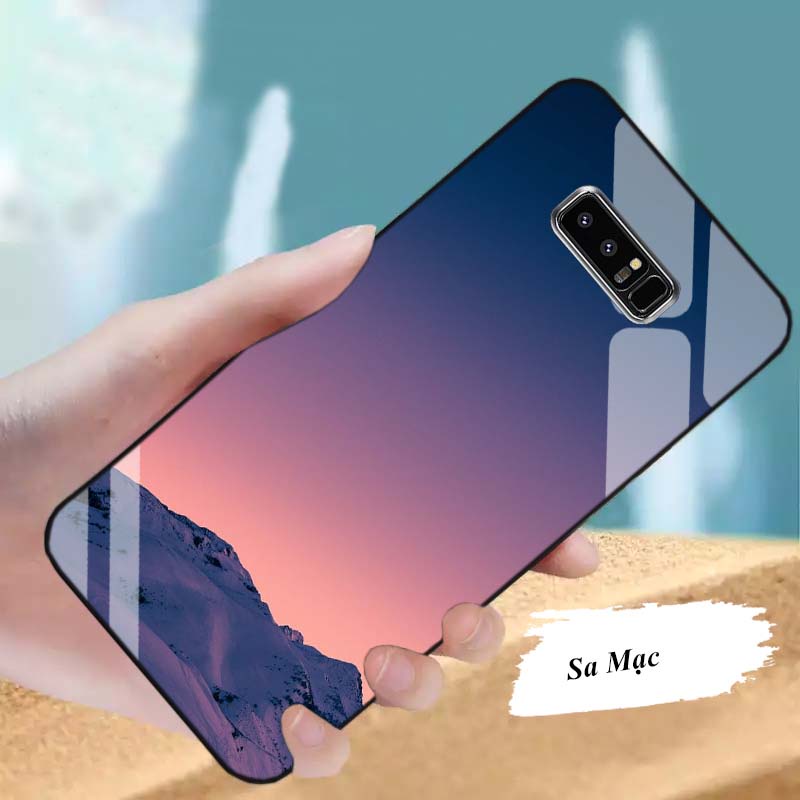 Ốp Lưng SAMSUNG NOTE 8 Lưng kính cường lực Sang Trọng, Sáng Bóng
