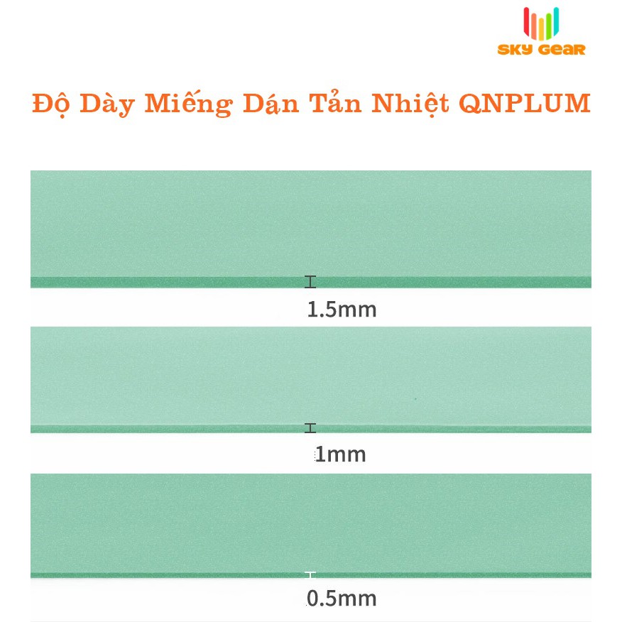 Miếng dán tản nhiệt QNPLUM QMG60 100*60mm