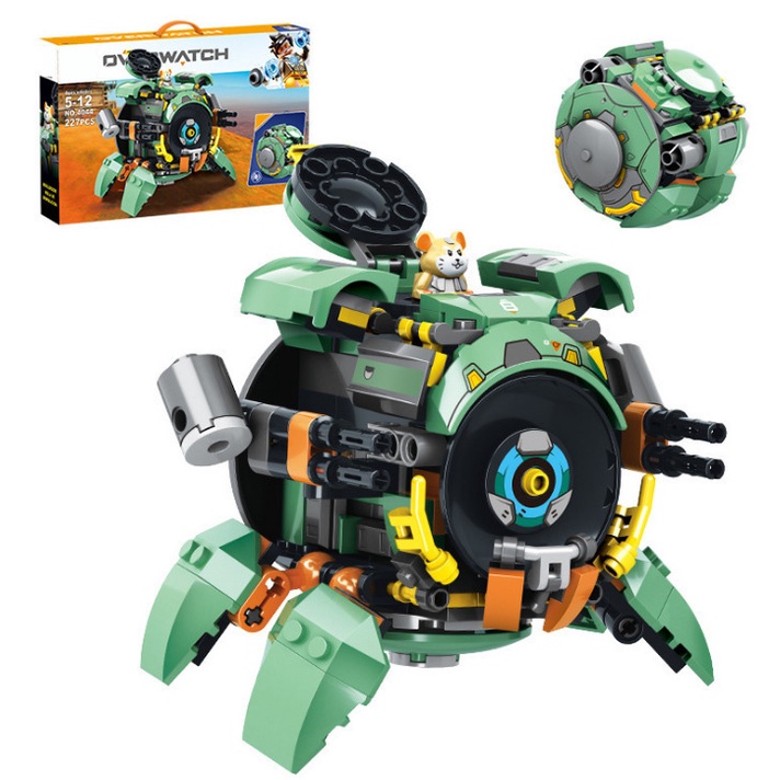 Đồ Chơi Lắp Ráp Kiểu LEGO Robot Wrecking Ball Mech Overwatch Chuột Hamster SX4044 Với 227 Mảnh Ghép