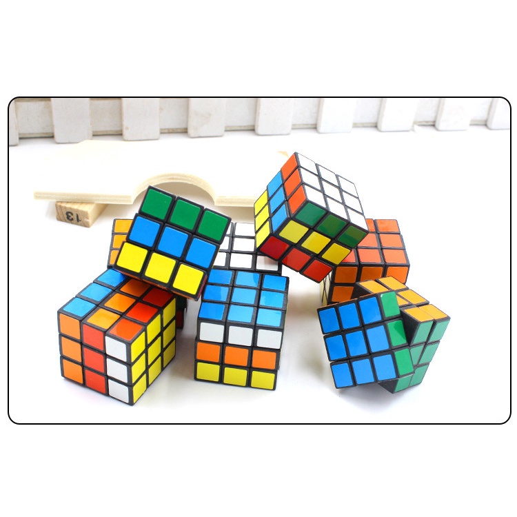 Đồ chơi rubik mini hình khối 3x3x3, Rubik xếp hình khối lập phương, Đồ chơi thông minh giải trí phát triển trí tuệ