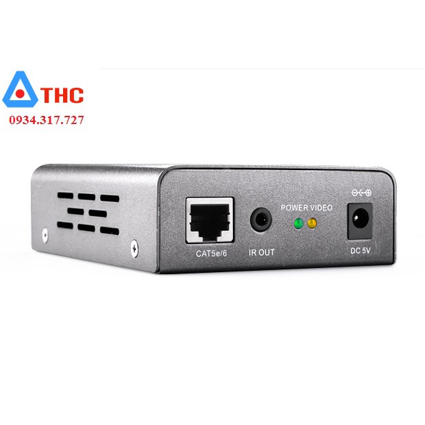 Bộ kéo dài tín hiệu HDMI 100m qua cáp lan Cat5,6 Ugreen 40210 chính hãng full vat