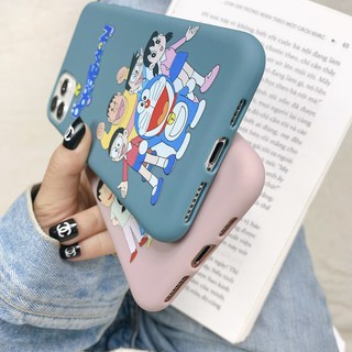 Ốp Lưng Iphone Silicon dẻo bảo vệ máy Doraemon x Maruko - S249