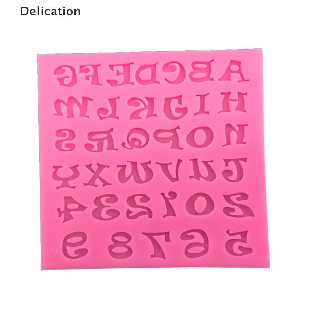 1 Khuôn Làm Bánh Chất Liệu silicone Hình Chữ Cái