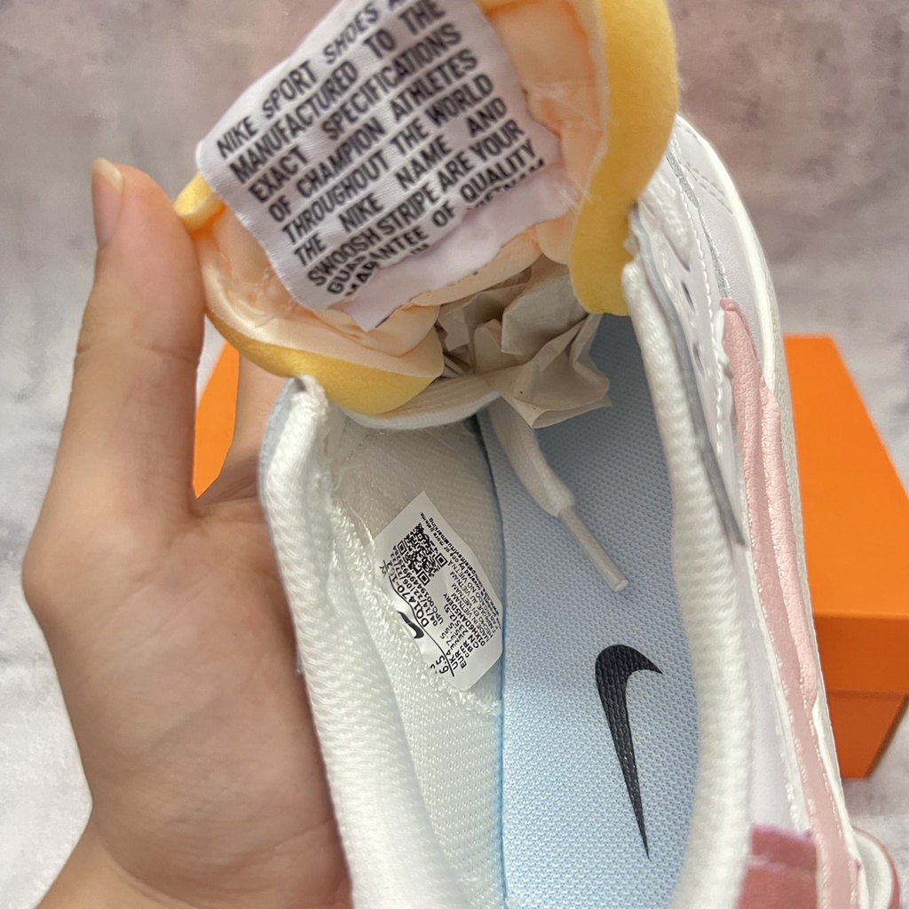 Giày Sneaker Blazer Low 77 Jumbo "White/Pink" - Tiểu Chuẩn