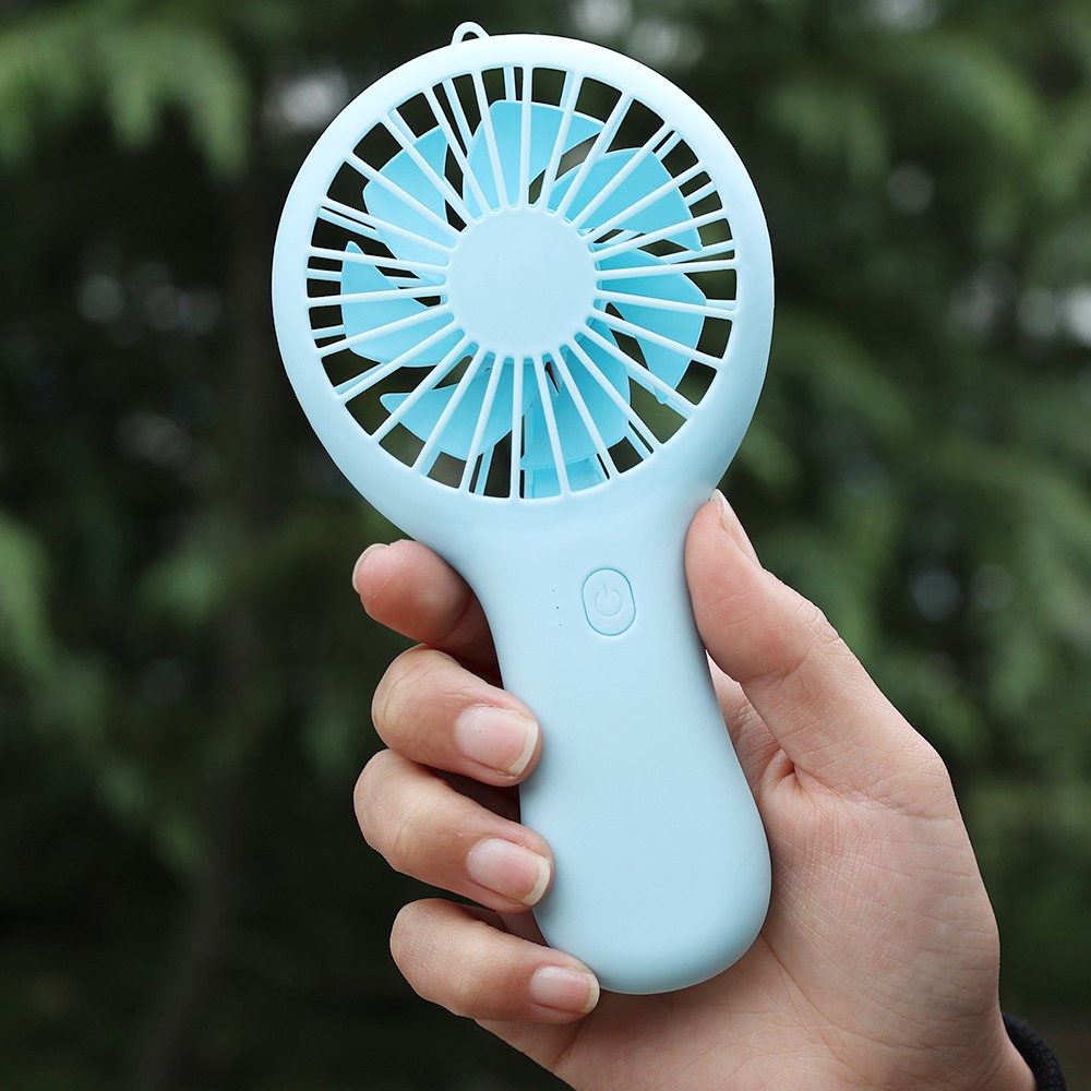 Quạt Mini Cầm Tay Thiết Kế Mới Sạc USB Siêu Yên Tĩnh Cho Học Sinh/Trẻ Em/ Làm Quà Tặng / Giá Đỡ Điện Thoại