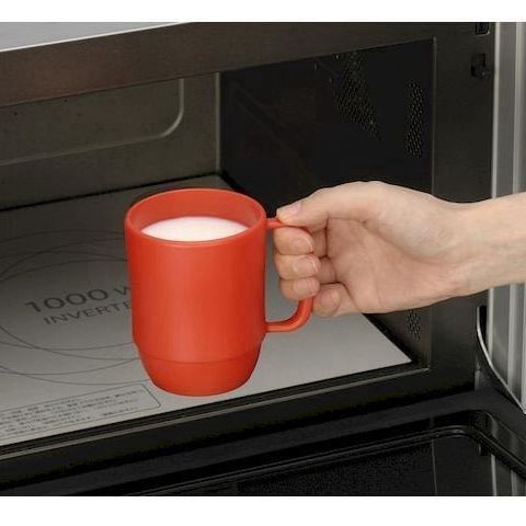 Cốc ly nhựa Inomata Kagaku chịu nhiệt trong lò vi sóng tiện lợi dung tích 350ml dùng để uống nước, trà, cà phê- Hàng nội