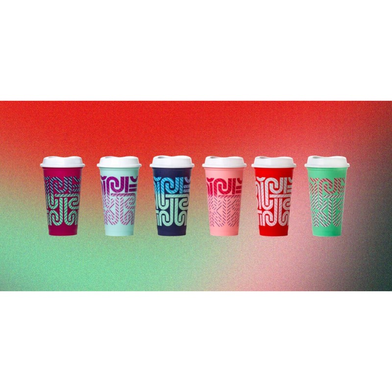 Ly đổi màu Starbucks usa - Hot cups Reusable