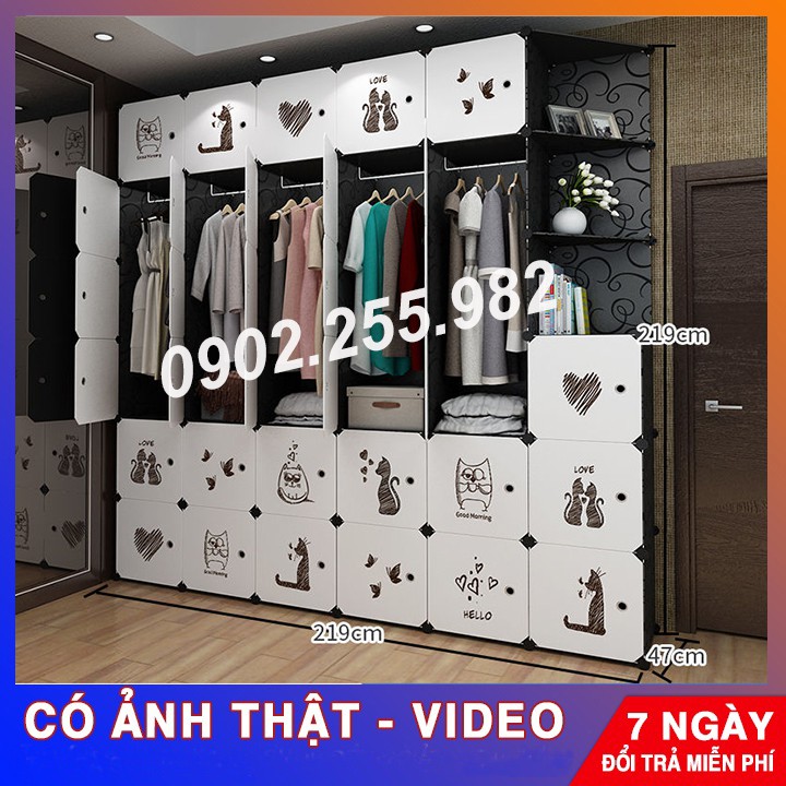 [RẺ NHẤT HÀ NỘI] TỦ NHỰA LẮP RÁP ĐA NĂNG THÔNG MINH NHIỀU Ô ĐỂ ĐỒ SIZE LỚN NHIỀU MÀU LỰA CHỌN