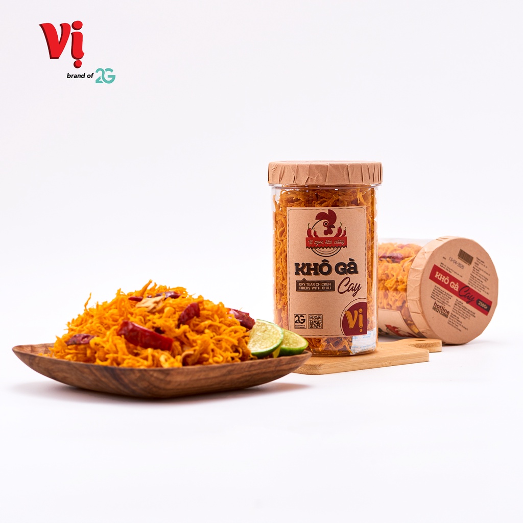 (Combo) 2 Khô Gà Cay Vị - Hũ 250g | BigBuy360 - bigbuy360.vn
