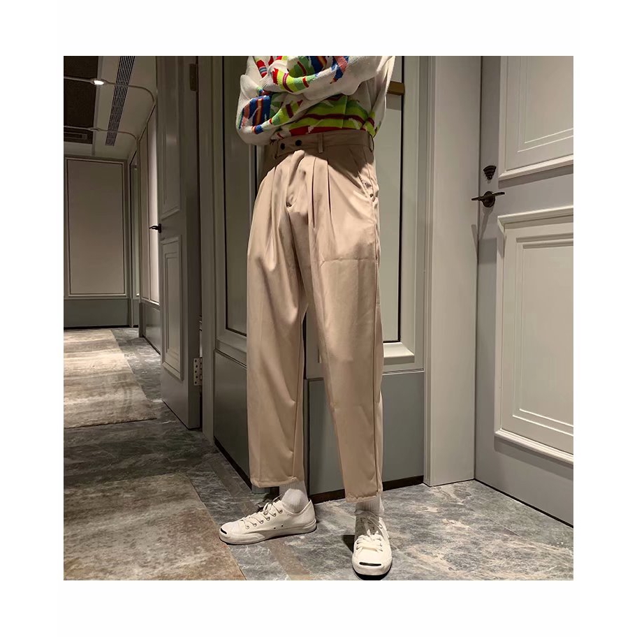 Quần Tây Nam Ống Đứng Phong Cách Công Sở Sang Trọng | BigBuy360 - bigbuy360.vn