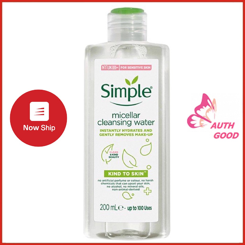 Nước tẩy trang 💖FREESHIP💖 Nước tẩy trang Simple Kind to Skin Micellar Cleansing Water