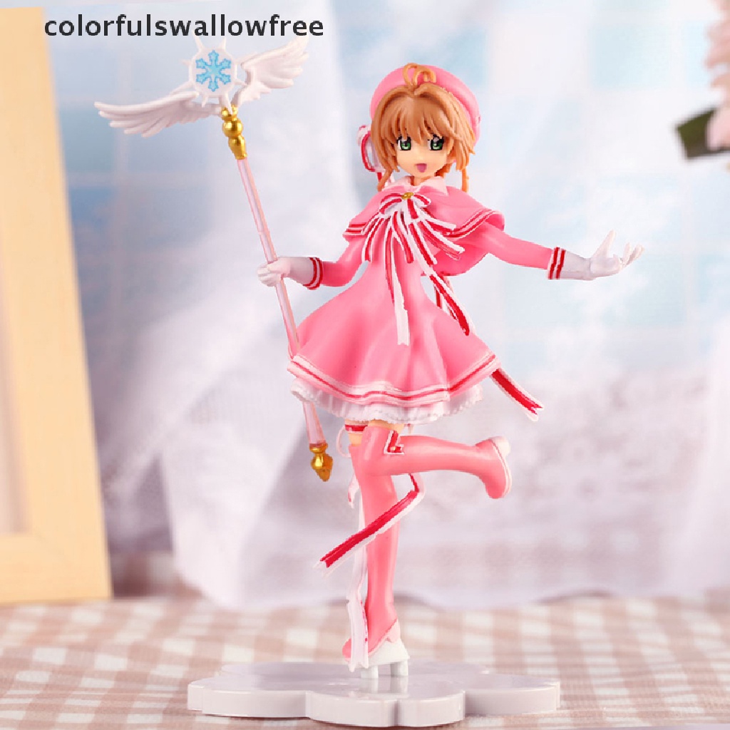 Mô Hình Thủ Lĩnh Thẻ Bài SAKURA Màu Hồng Xinh Xắn ABC