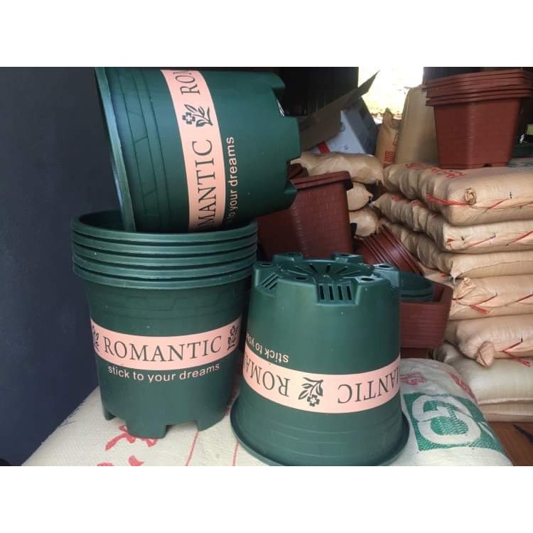15 CHẬU NHỰA ROMANTIC #3  (BẦU KHAY TÚI ƯƠM, KEO LIỀN SẸO CÂY, KÍCH RỄ MẦM CÂY...)