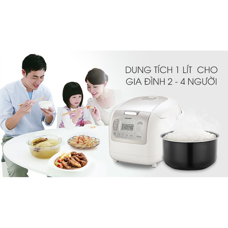 Nồi Cơm Điện Tử Toshiba RC-10NMFVN   - Hàng Chính Hãng