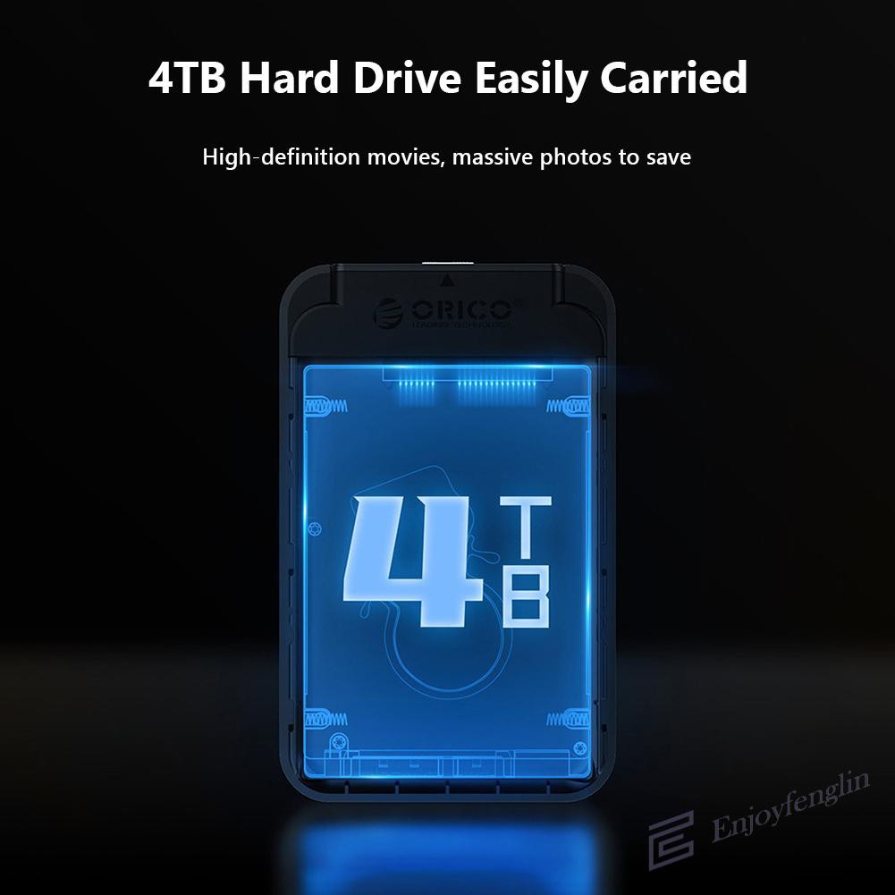 Hộp Đựng Ổ Cứng Ngoài Orico 2520c3 Type-C Hdd Ssd 4tb 2.5 Inch | BigBuy360 - bigbuy360.vn