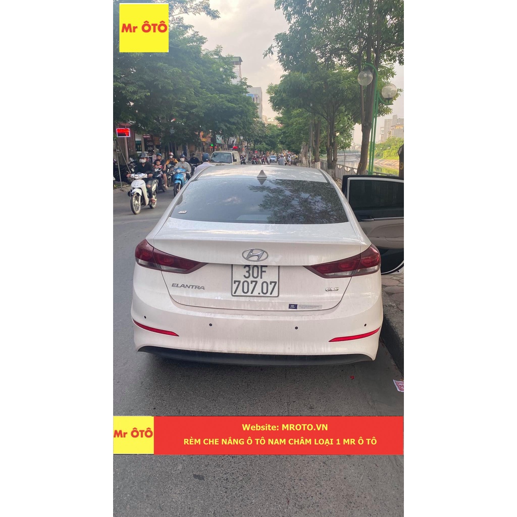 Rèm Che Nắng  Xe Hyundai Elantra 2016-2018 chống UV Hàng Loại 1 MR.ÔTÔ -Bảo Hành 2 Năm