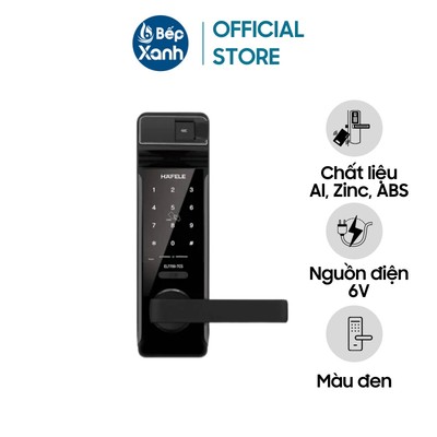 [FREESHIP HCM] Khóa Điện Tử Hafele EL7700-TCS - Màu Đen