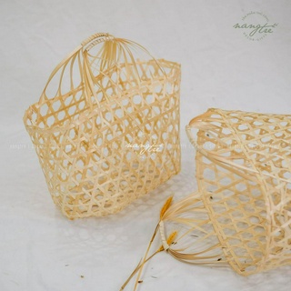 GIỎ TRE ĐAN SIZE LỚN - THÂN THIỆN MÔI TRƯỜNG