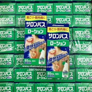 Dầu Lăn Giảm Đau Salonpas Hisamitsu Nhật Bản 85ml