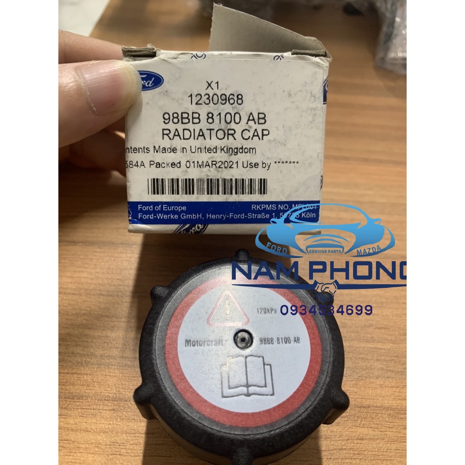 Nắp bình nước phụ Mondeo 2005 xịn - 98BB8100AB