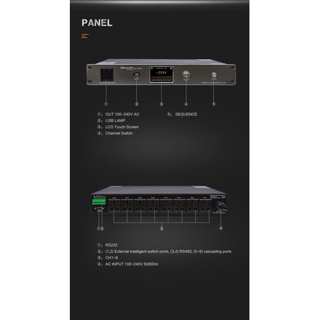 Quản lý nguồn db acoustic SP 10 pro