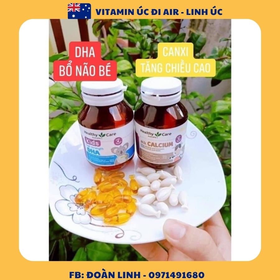 DHA Kids Healthy Care Úc 60 viên, Hàng Chuẩn Úc