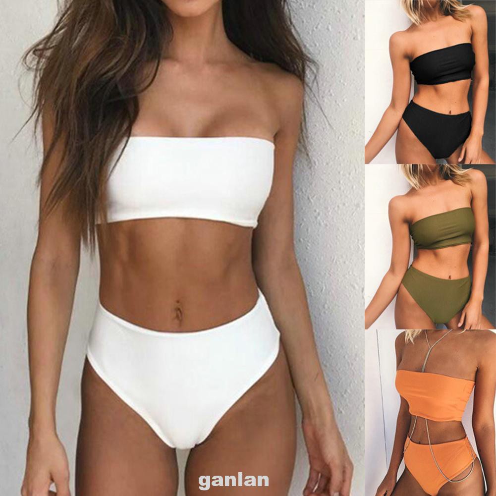 Bikini Cúp Ngực Lưng Cao Thiết Kế Quyến Rũ Cho Phái Nữ | BigBuy360 - bigbuy360.vn