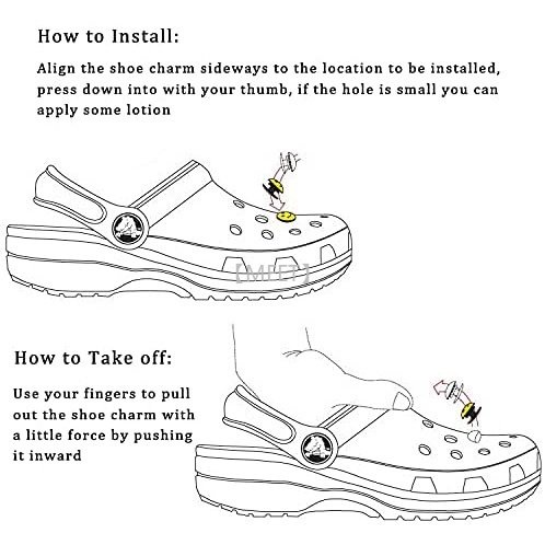 [Meet] Phụ Kiện Khóa Cài Giày crocs DIY Hình Hoa / Phi Hành Gia Hoạt Hình Trang Trí Giày crocs Jobz charm-Spaceman