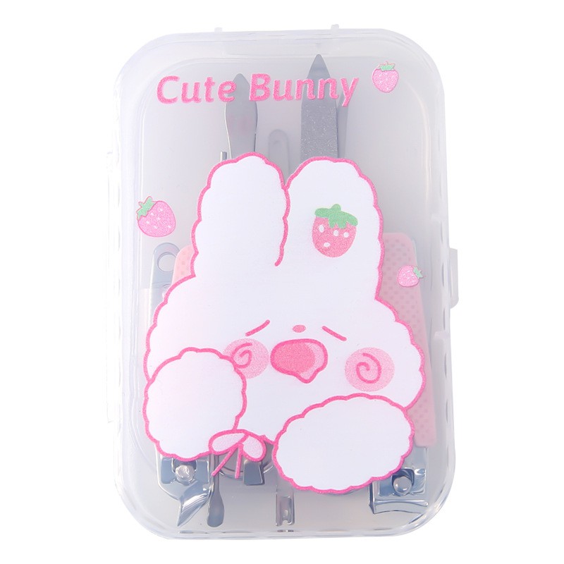 Set dụng cụ chăm sóc móc tay hình cô gái - thỏ - gấu siêu cute, mix ngẫu nhiên