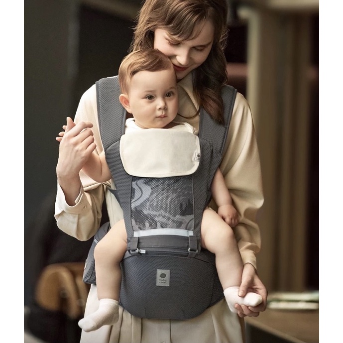 Địu ngồi babycare chống rung bảo vệ cột sống  ngồi 3 tư thế