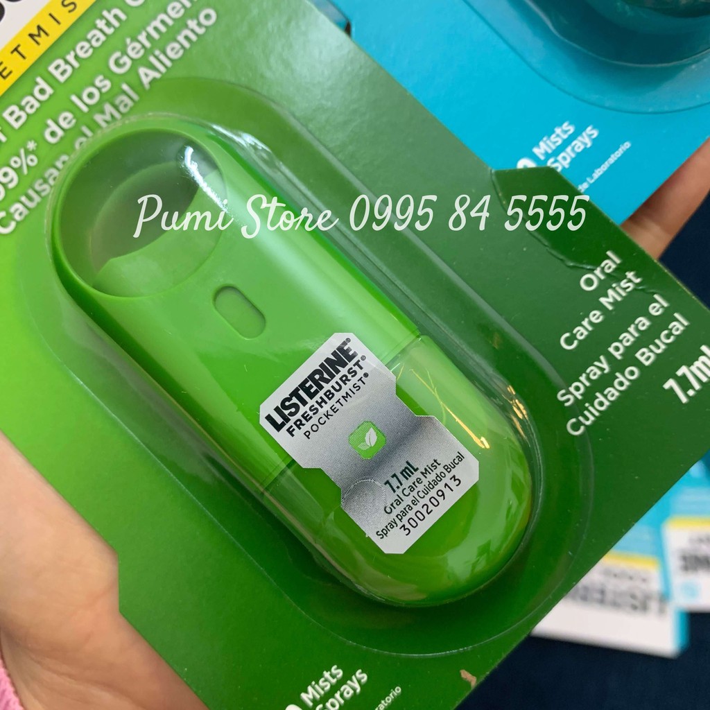 Xịt thơm miệng Listerine FreshBurst