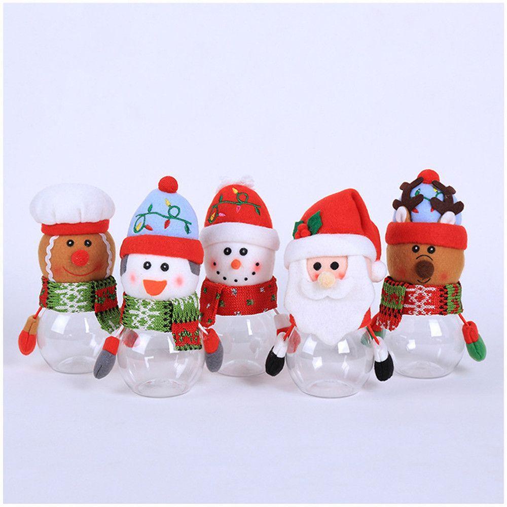Hộp Đựng Kẹo Hình Ông Già Noel / Người Tuyết / Hươu Trang Trí Nhà Cửa